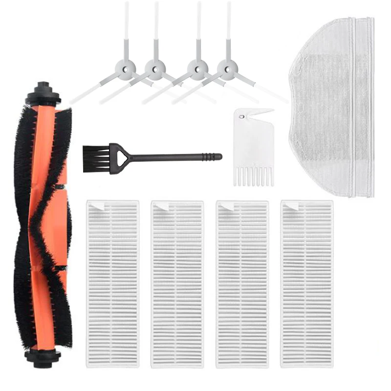 Xiaomi Mijia – aspirateur Robot G1 G1, accessoires lavables, balayage (rouleau principal * 1 + brosse latérale * 4 + filtre * 4 + vadrouille * 2)