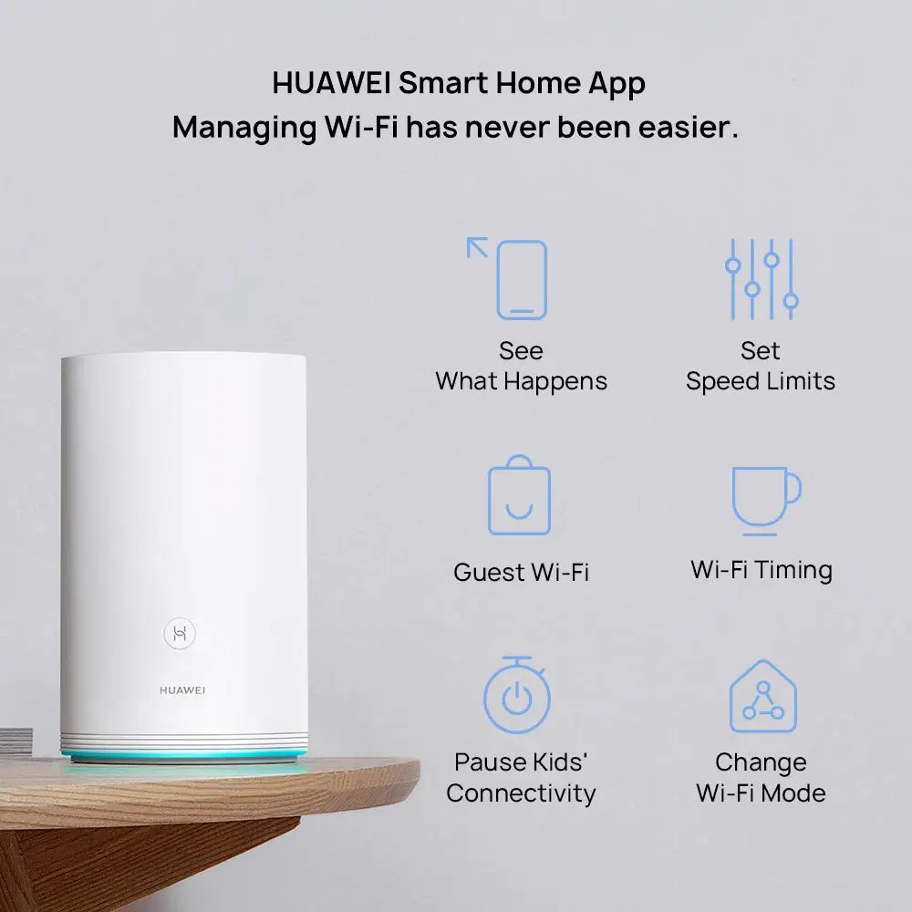 Huawei Q2 Pro 3 Base Router Whole Home Mesh WIFI System 5GHZ Dual Band High Speed Wireless Gigabit Broadband Hybrid Router