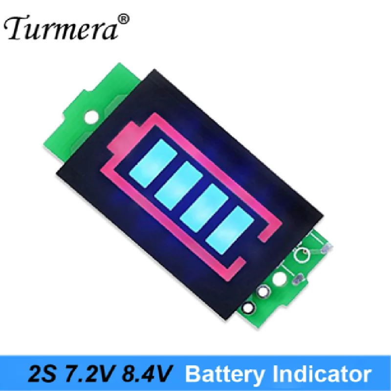 Turmera 1S-10S Moduł pojemności wskaźnika baterii litowej Lifepo4 2S 8.4V 3S 12.6V 4S 16.8V 5S 21V 6S 25V 10S 36V do wkrętarki