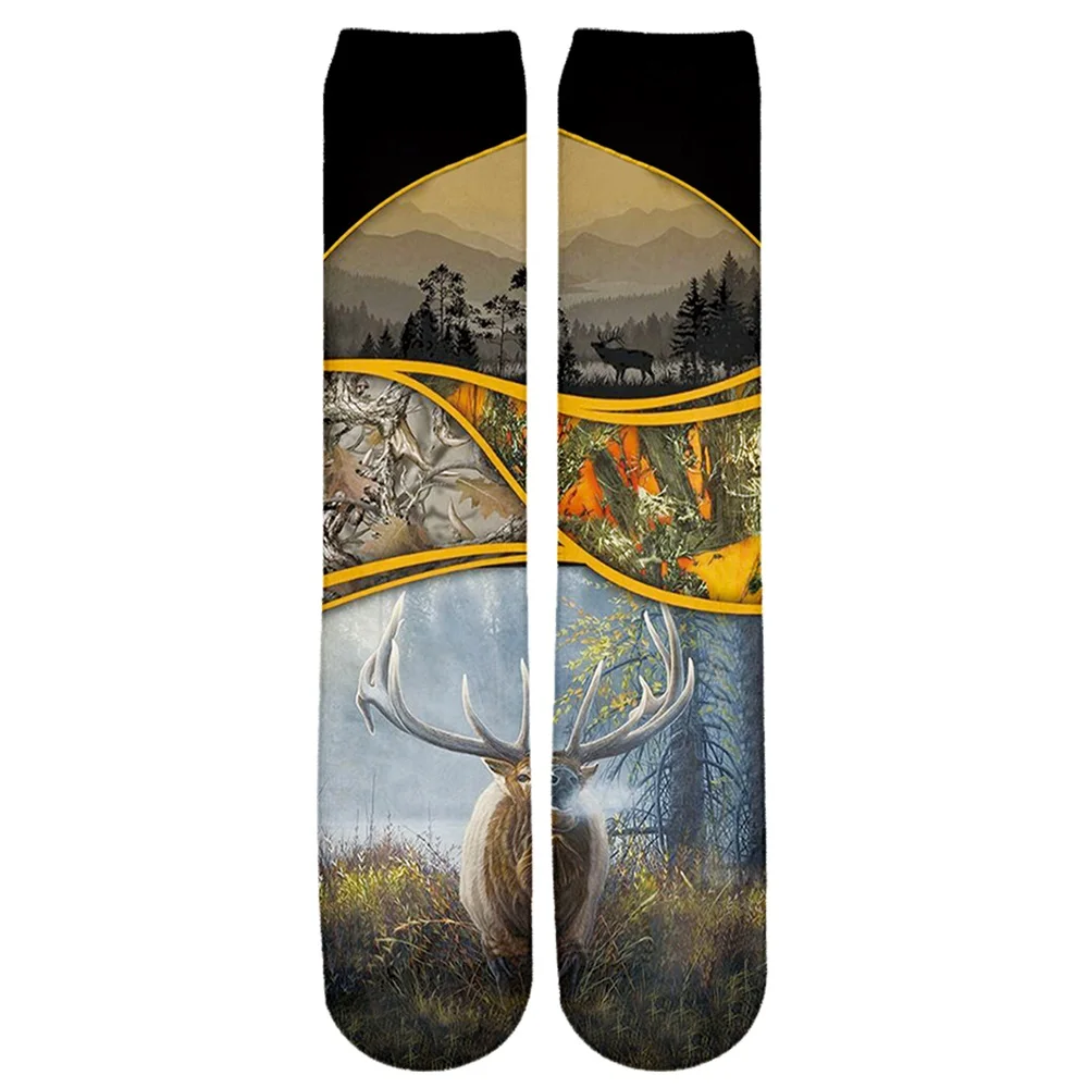 Calcetines Caña Alta Camuflaje PLstar Cosmos – Estampado 3D Unisex - imagen 5