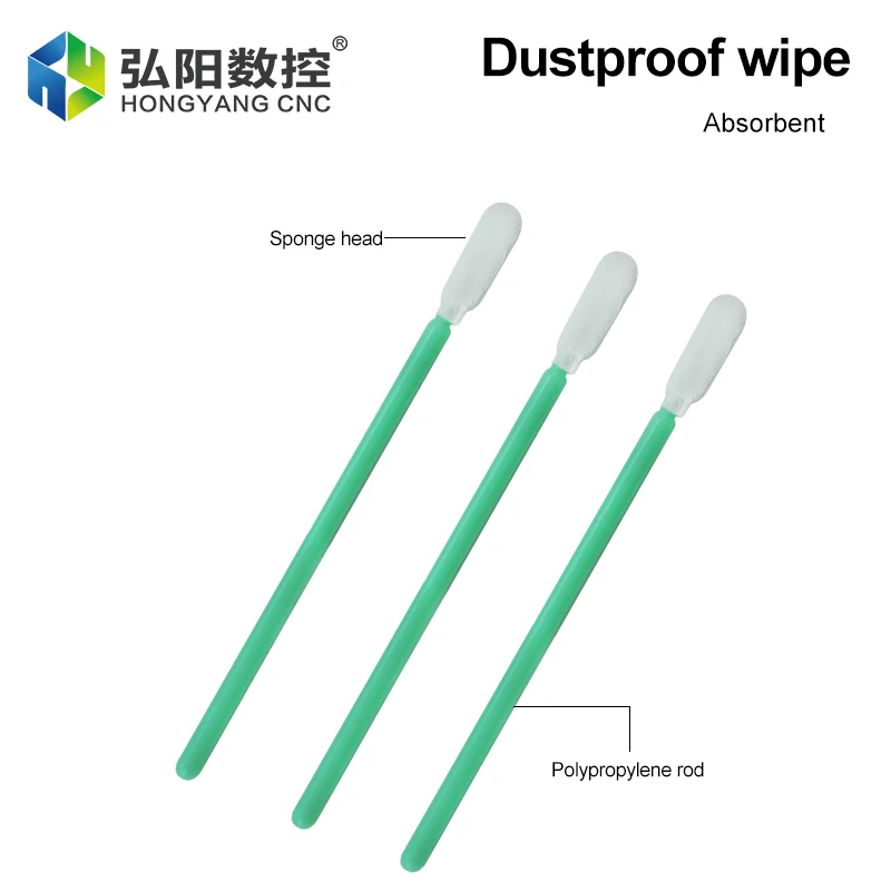 100pcs/Pack Of Non-Woven Cotton Anti-Static Cleaning Laser Focusing Lens Wipe Cotton Swabs, Optical Fiber Lens Protection Window