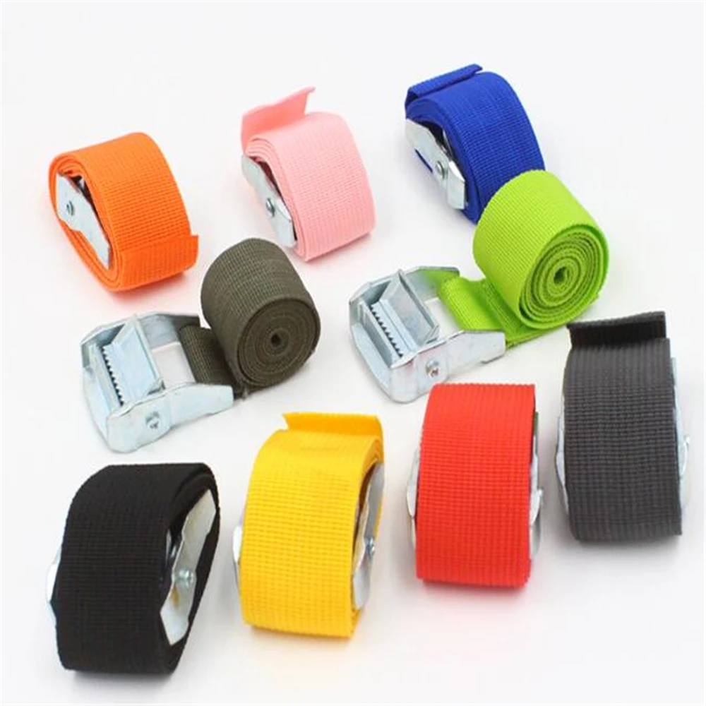 Bundled with pressure buckle webbing luggage fixed belt cargo tightening belt binding device tightening belt packaging rope