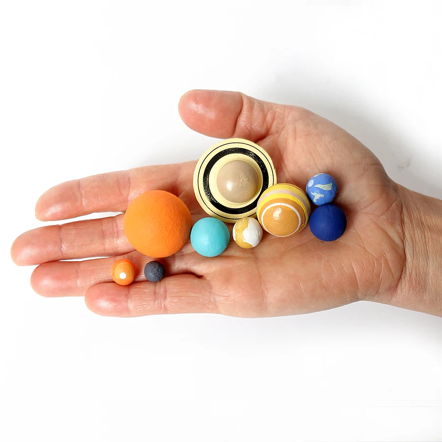 Simulation Hand-painted The Solar System Cosmic Planet System Universe Model Figures Party Favors and Crafts Educational Toys