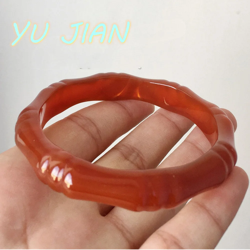 High Ice Red Green Yellow Chalcedony Twist Bangles White Agate Turns Things Around Handring Women's Jade Bracelet Jewelry