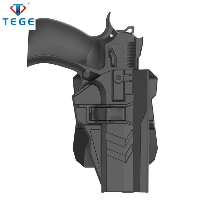 Tactical Holster with Paddle Attachment, Quick Release Holster,Only fit for CZ 75, SP-01