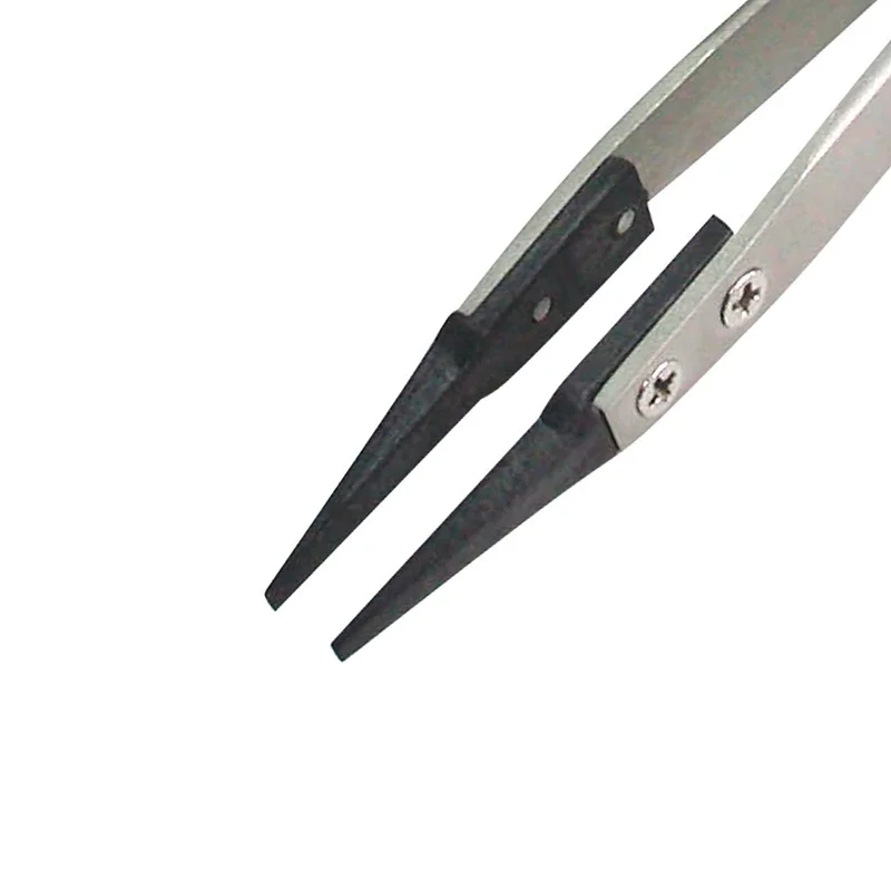 Proskit TZ-300A / TZ-300B Anti-static change head round tip tweezers plastic tweezers head carbon fiber tweezers