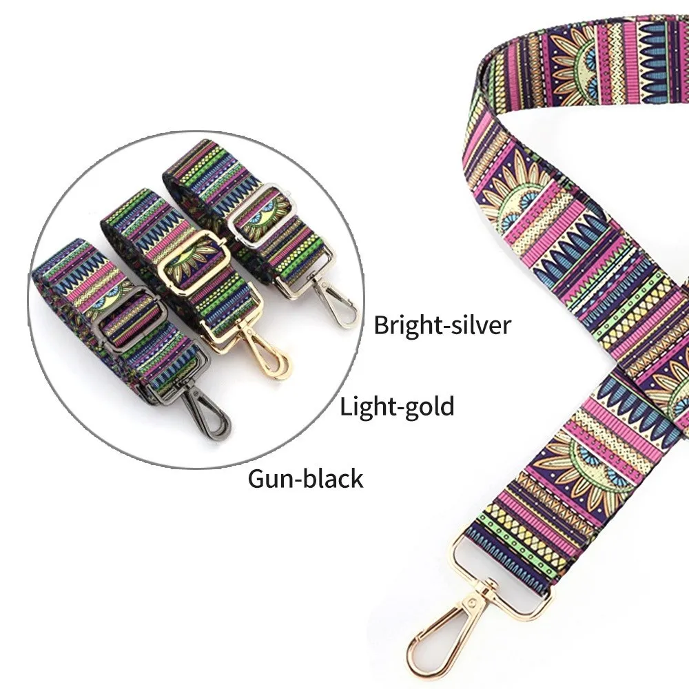 Bag Parts Accessories Strap Bags   Fabric Chain Wide Backpack Black Handle  Crossbody Canvas  Replacement Shoulder Bag Strap