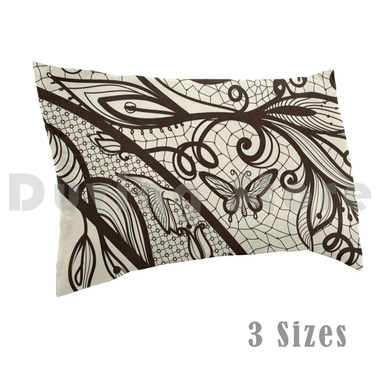 

Love Rat Pillow Case Printed 50x75 Love Rat Lace Pet Rodent Animal Floral Hummingbird