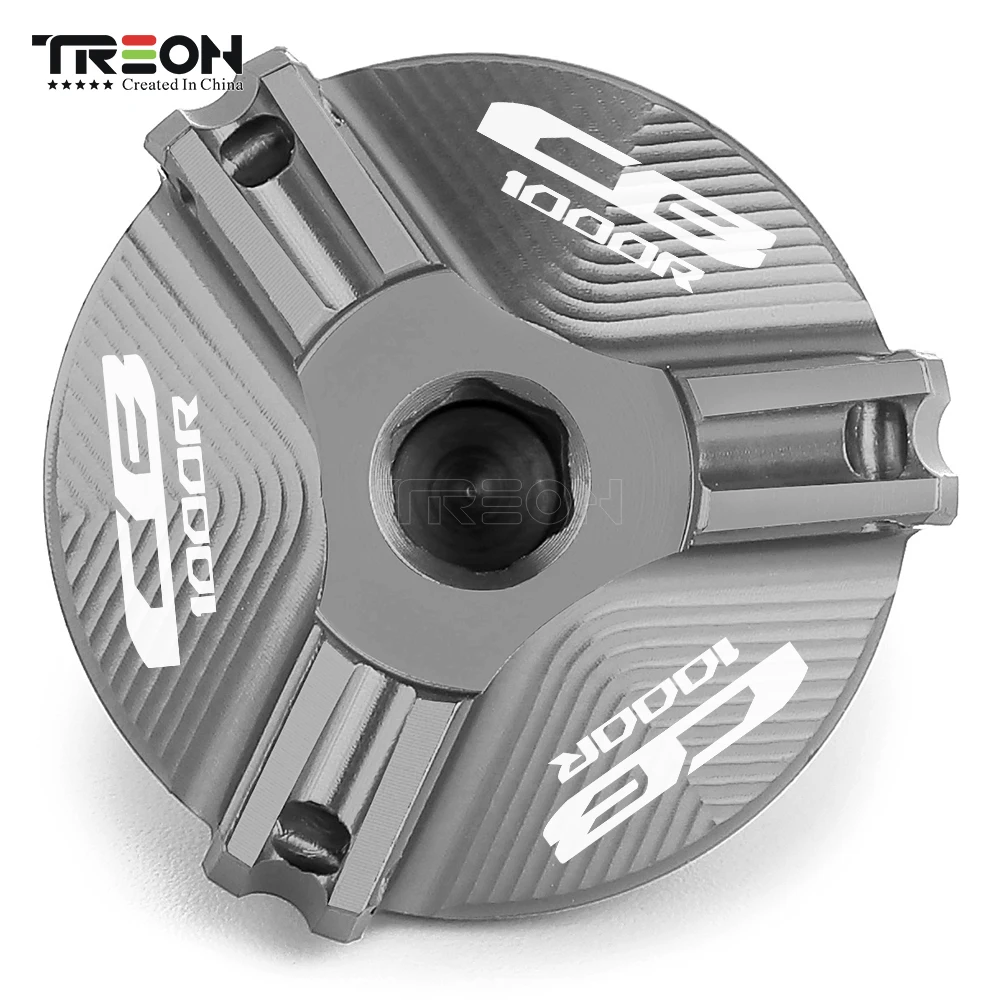 For Honda CB1000R CB 1000R 2008-2014 2015 2013 2018 2017 2016 2015 Motorcycle Aluminum Engine Oil Filter Cup Plug Cover screws