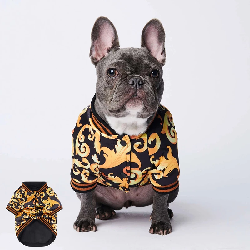 

Luxury Dog Jacket Festive Puppy Clothes Winter Warm Dog Costume Halloween Chihuahua French Bulldog Coat Fashion Pet Accessories