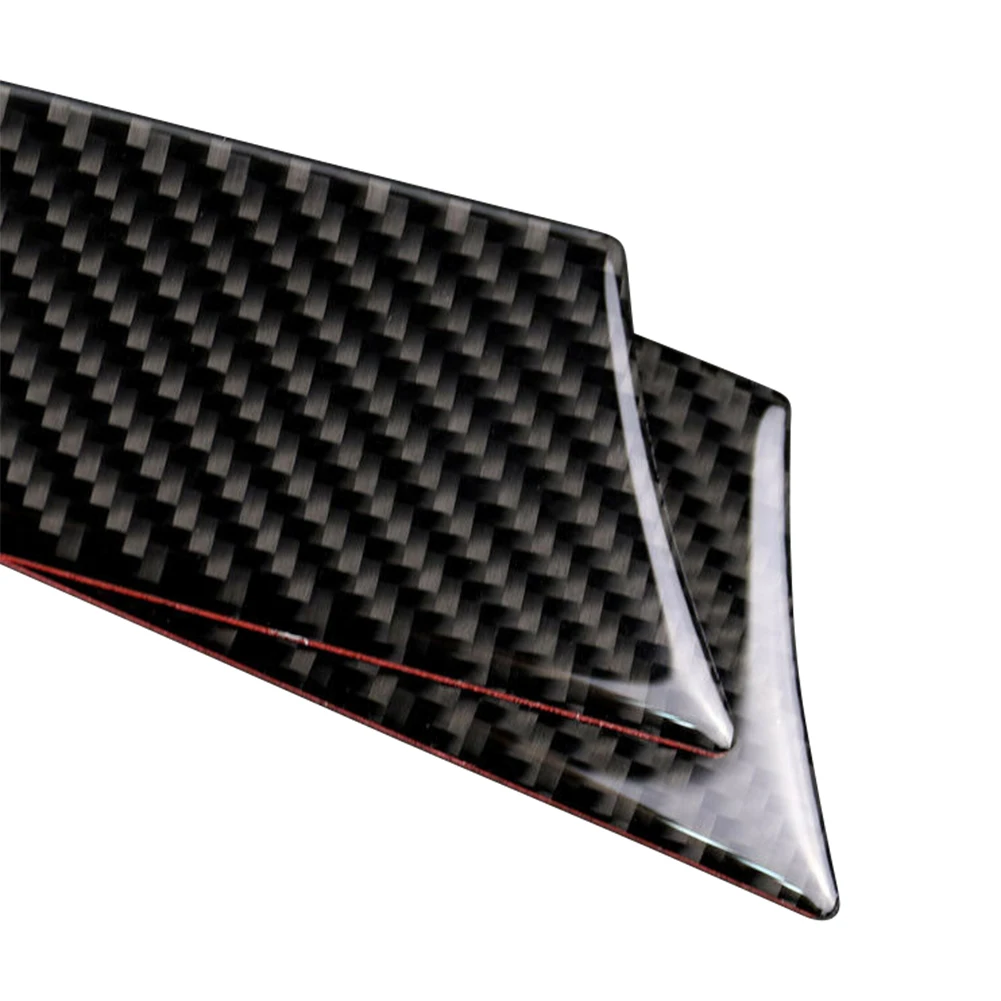 Car Interior Door Panel Cover Trim Sticker 4Pcs For Audi A4 B8 2009 2010 2011 2012 2013 2014 2015 2016 Carbon Fiber ABS Plastic