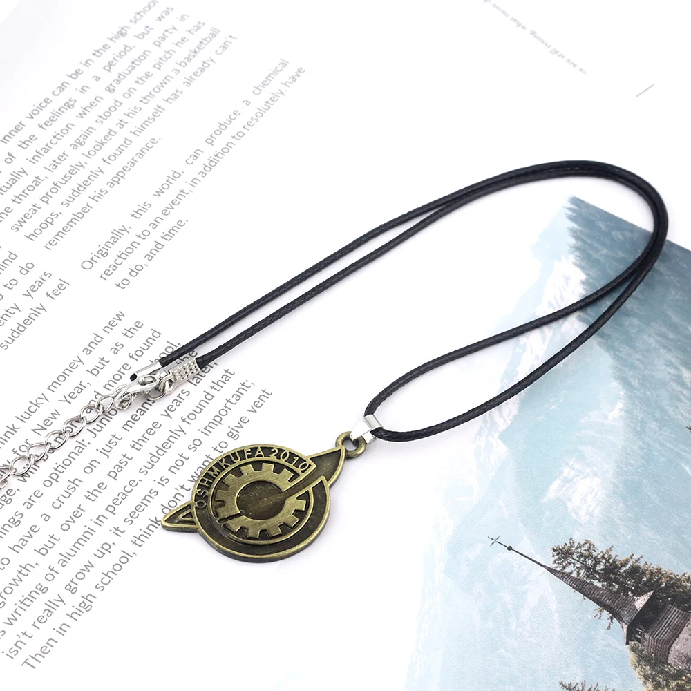 MIDY Spiel Steins Tor Abzeichen Halskette Amadeus Makise Kurisu Labmen Das Schicksal der Stein Anhänger Halskette Frauen Männer Schmuck – Detail 9