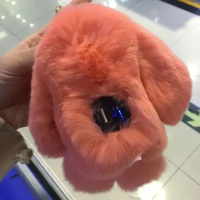 New Gift! 7200mah Cartoon Rex Rabbit Dead Rabbit Charging Bao Gongzi Rabbit Mobile Power for all mobil phone