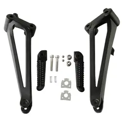 Motorcycle Rear Passenger Footrest Foot Peg Bracket Set For YAMAHA YZF R1 YZF-R1 2009 2010 2011 2012 2013 2014