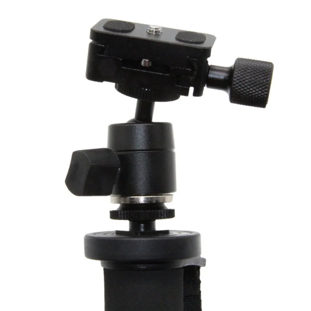 Camera 1/4 Mount Quick Release Plate Camcorder Tripod Monopod Ball Head Clamp Adapter Stabilizer Tripod Bracket Aluminium