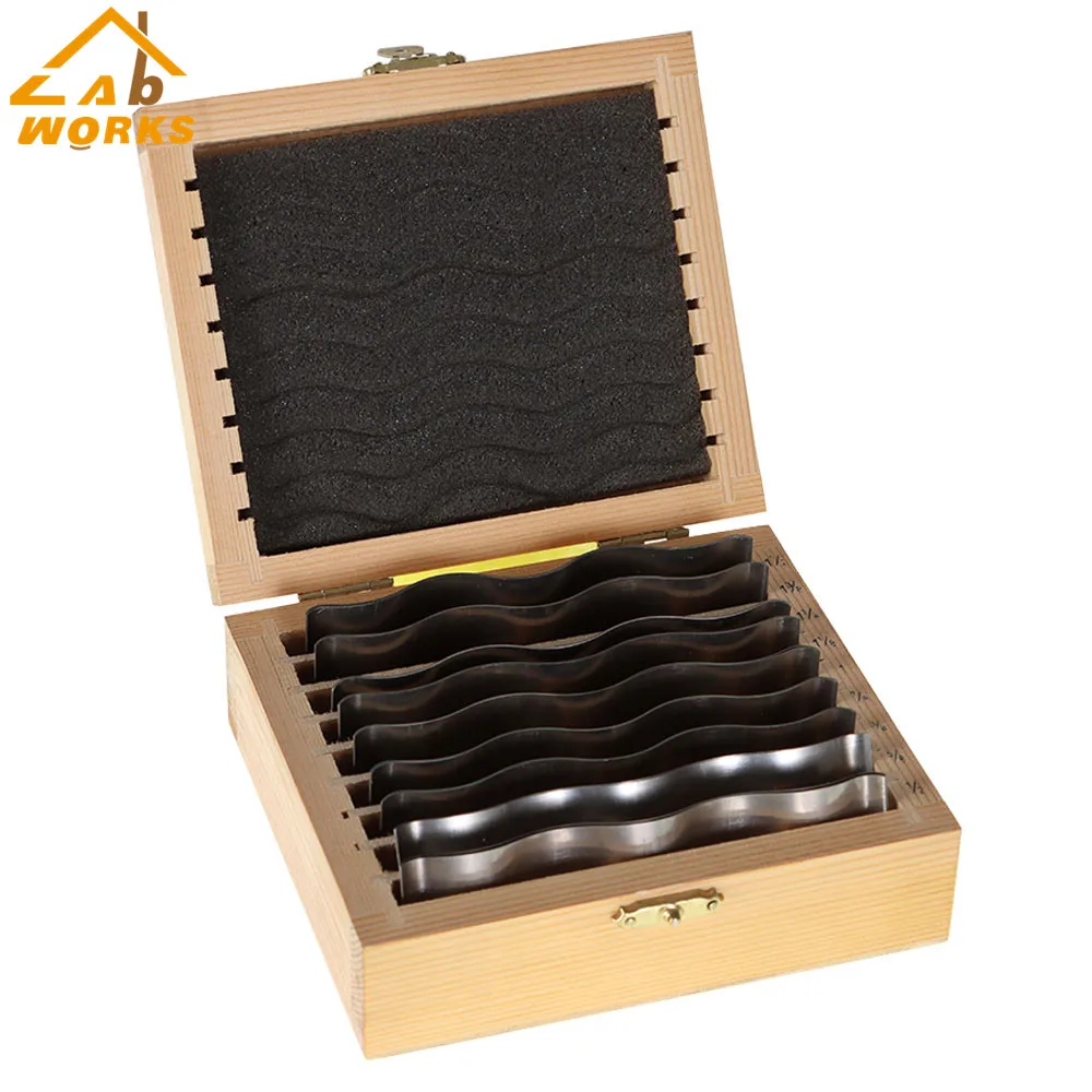 9 Pair Precise 1/8" Wavy Steel Parallel Parallels.0002" Hardened 18 Pcs Set