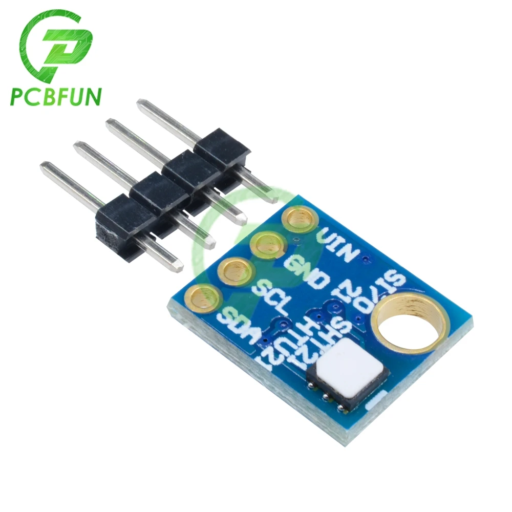 

GY21-SI7021 High Accuracy Temperature and Humidity Sensor Module 5V for Thermostats Humidistats Module Board with I2C Interface