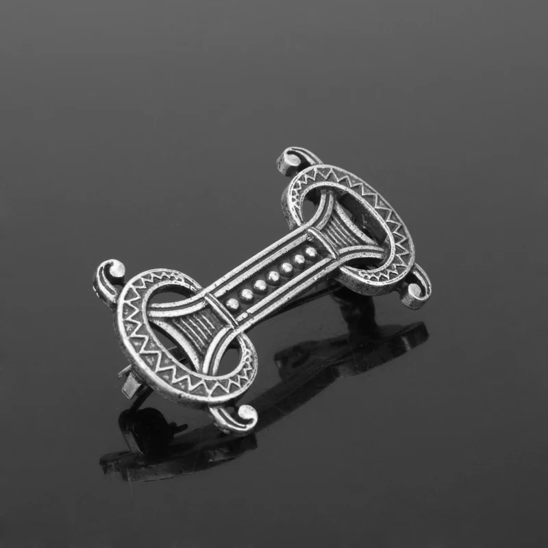 1pcs Nordic Vikings Amulet Sweden fibula Set Brooches Viking Brosch Jewelry Talisman Badge Pins For Women Men Cosplay