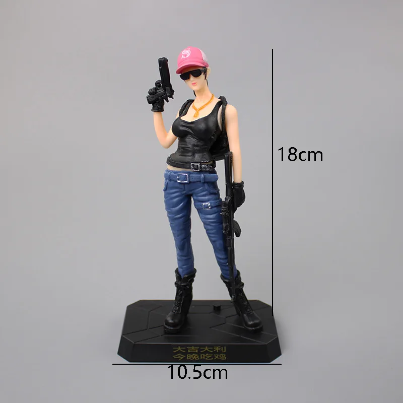 Car Personality Decor Hot Game Playerunknown\'s BattleGrounds PUBG Character Action Figure Model Auto Interior Accessories