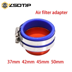 ZSDTRP 37/42/45/50mm Motorcycle Carburetor Intake Air Filter Installation Adapter Connector Adapter Aluminum Alloy