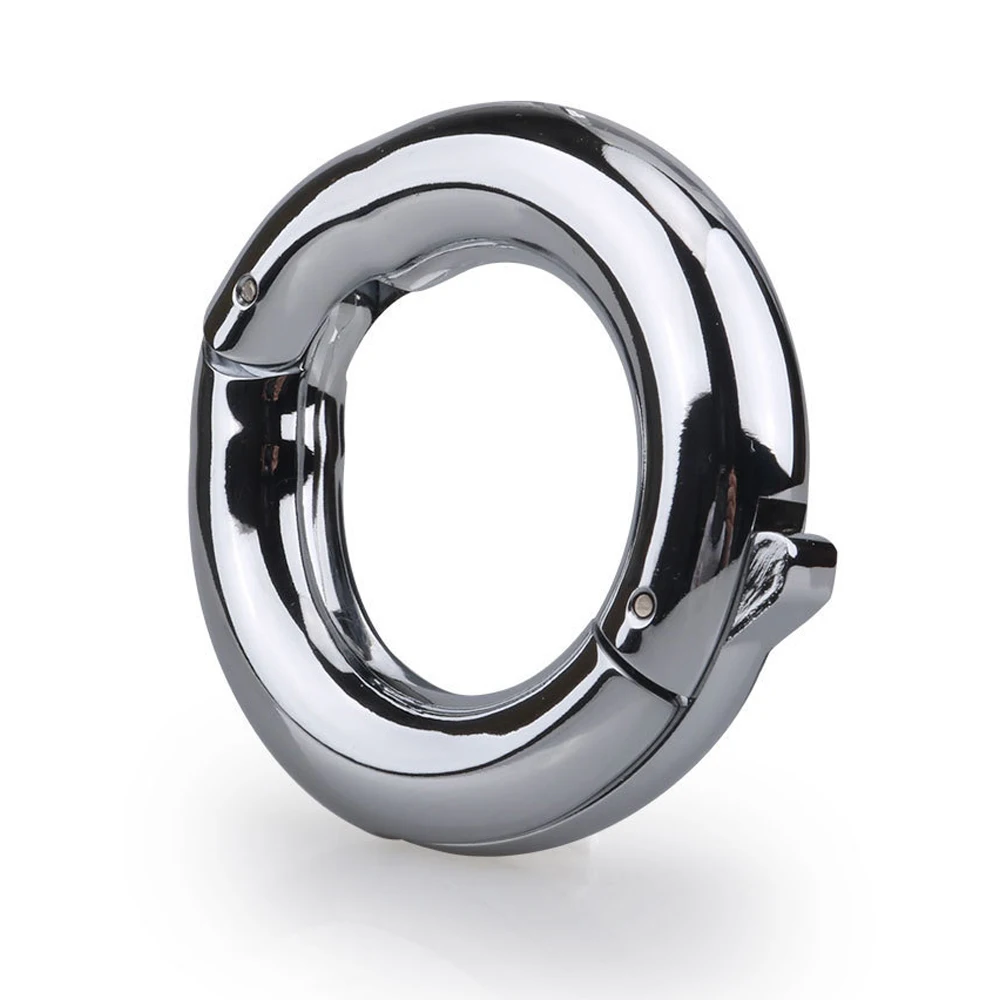 Stainless Steel Penis Ring Sexy Toys Adjustable Cock Rings For Men Sex toys Metal Penis Bondage Lock Sex Tools For Men Sex Shop