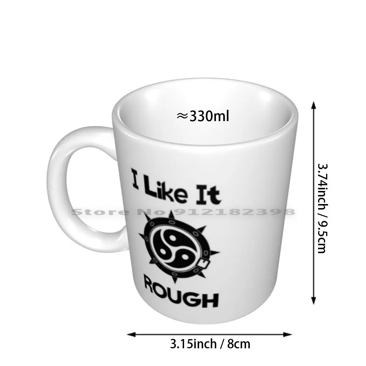 I Like It Rough Sex Kink Bdsm Fetish Design With A Collar Ceramic Mugs Coffee Cups Milk Tea Mug Rough Sex Funny I Like It Rough