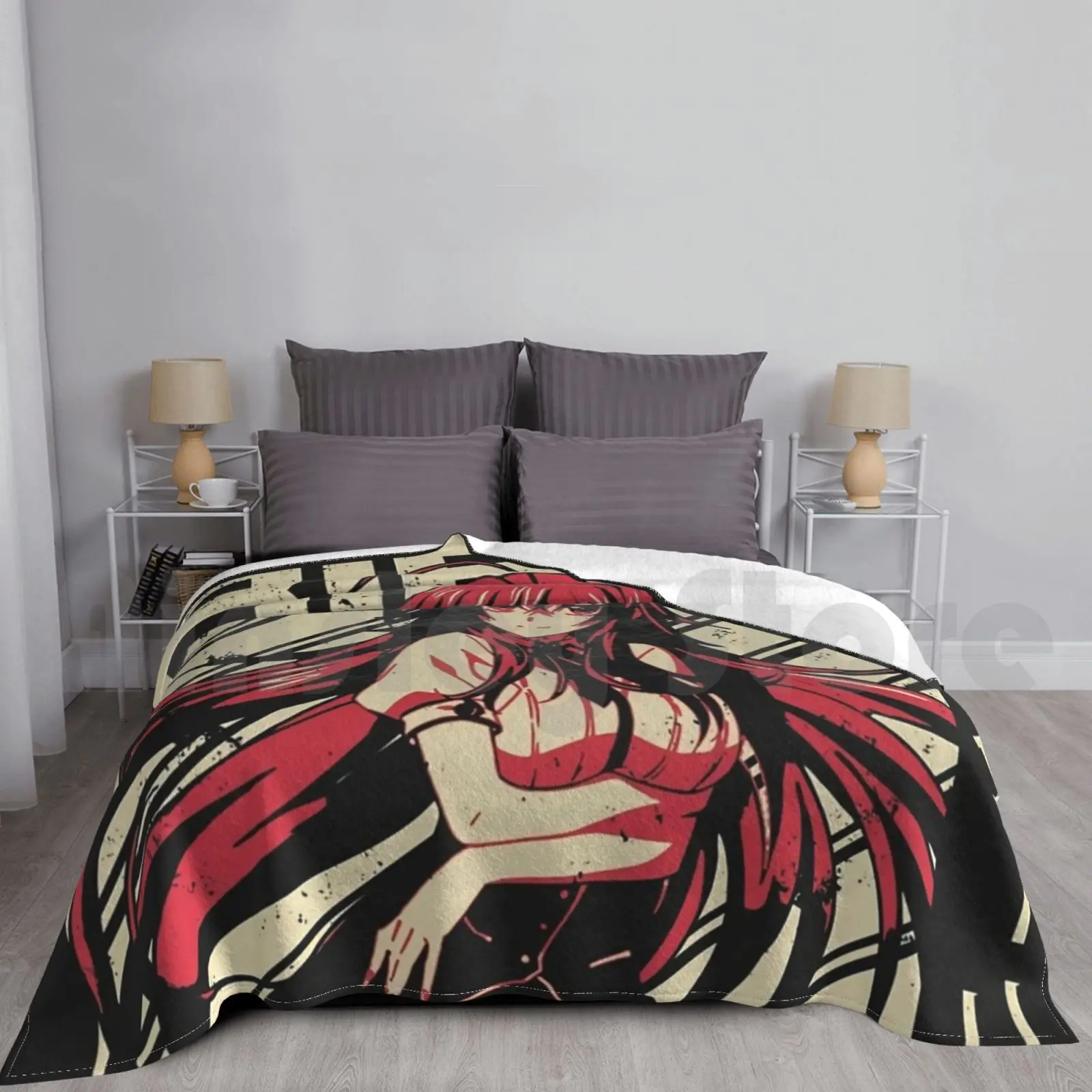 Lovely Blanket Fashion Custom Anime Manga Large Season Arc Cosplay Hyodo Shido Cartoon Akeno Rias Koneko Japan