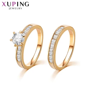 Xuping Perhiasan Fashion Kualitas Tinggi Klasik Menawan Cincin Cinta untuk Pria Wanita Hadiah Pernikahan Hari Valentine 12888 12 penjualan terbaik perhiasan xuping baja tahan karat - №