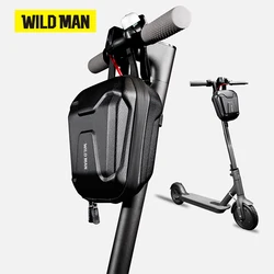 WILD MAN TS9 Front Bags MTB Bicycle Bag EVA Hard Shell Handbag Large Capacity Storage Bag E-bike Bag Accessories