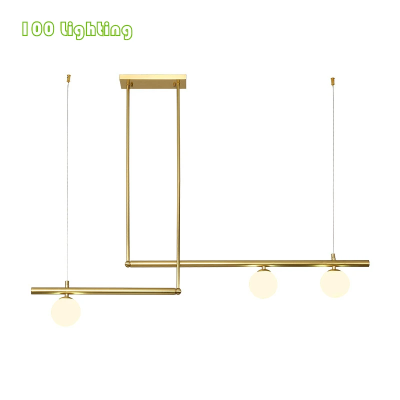 Modern Minimalist LED Chandelier Restaurant Bar Kitchen Pendant lamp Coffee Shop Hanging Light Fixture 110-260V Loft Suspension
