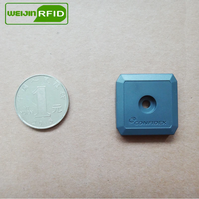 UHF RFID anty-metalowe tagi Confidex Ironside Micro 915MHz 868MHz Impinj Monza4QT 10 sztuk darmowa wysyłka trwałe pasywne tagi RFID ABS