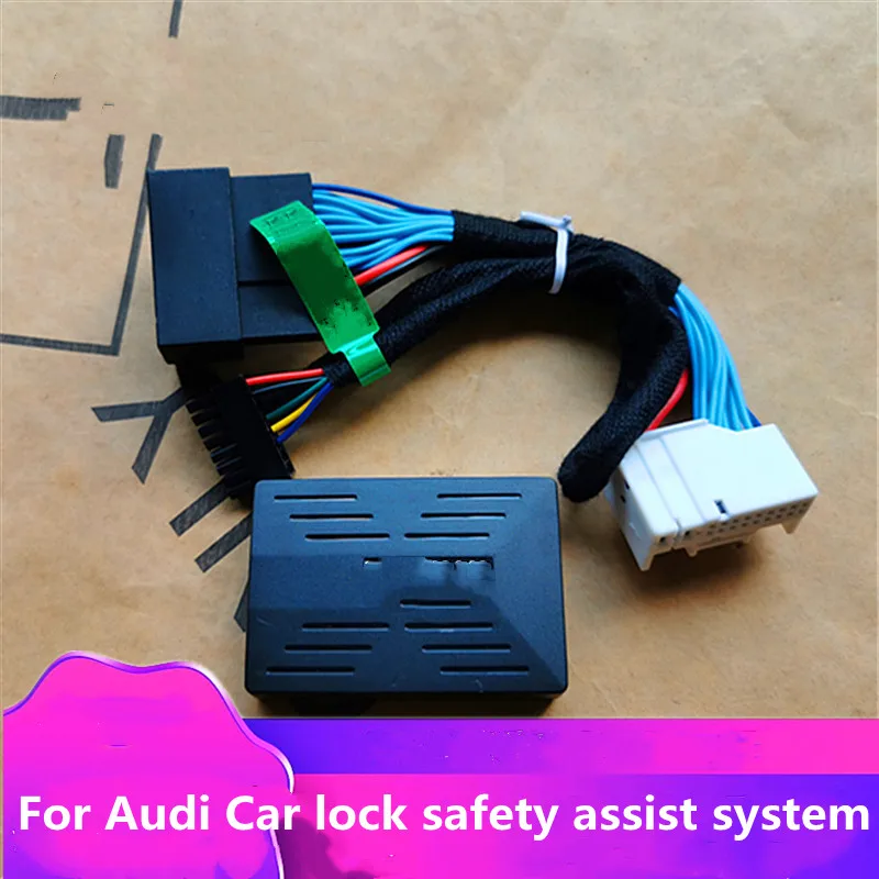 Suitable for Audi A3 A4 A5 A6 Q2L Q3 Q5L Q7 Locking safety assist system Lifting window double flashing car lock prompt sound