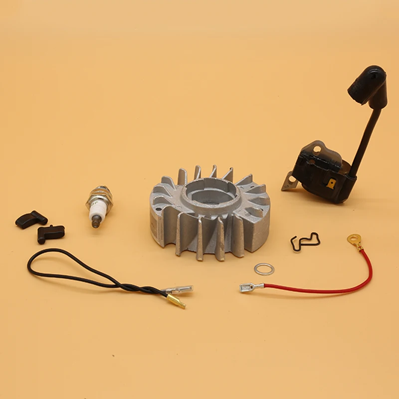 Kit de vela de ignição para bobina de ignição, serve para peças de motosserra a gás stihl, ms180, ms170, ms 180, 170, 017, 018
