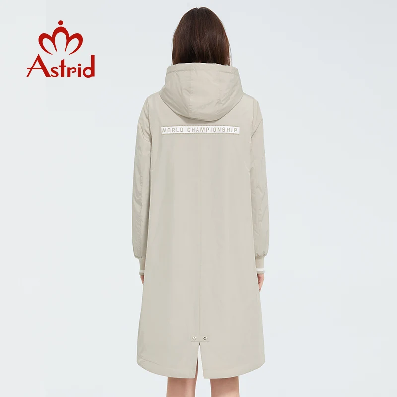 Astrid new arrival Spring classic style length women coat Warm Cotton Jacket fashion Parka high quality Outwear ZM-3556