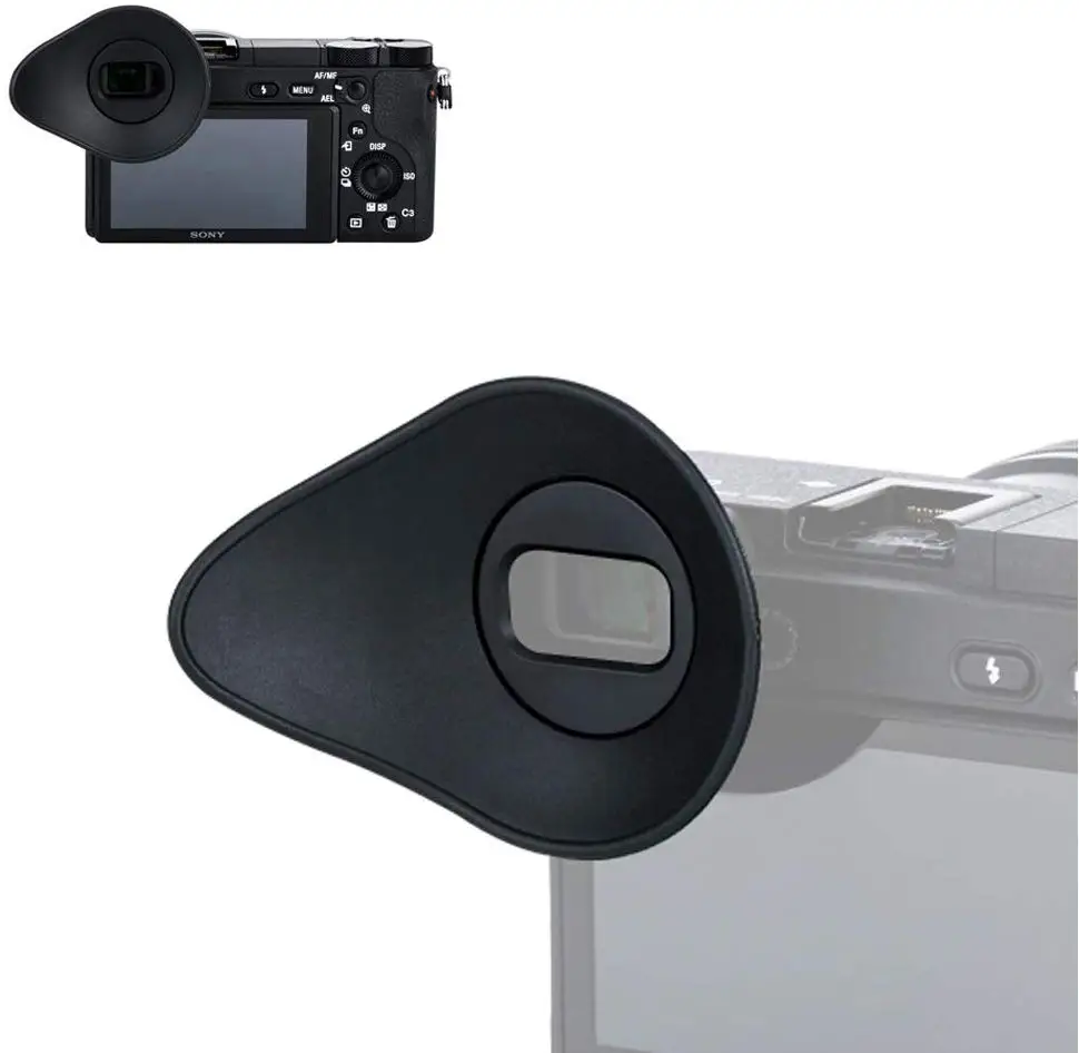 360 Degree Rotatable Eyecup Viewfinder Eyepiece for Sony A6400 A6500 A6600 Camera Replaces Sony FDA-EP17