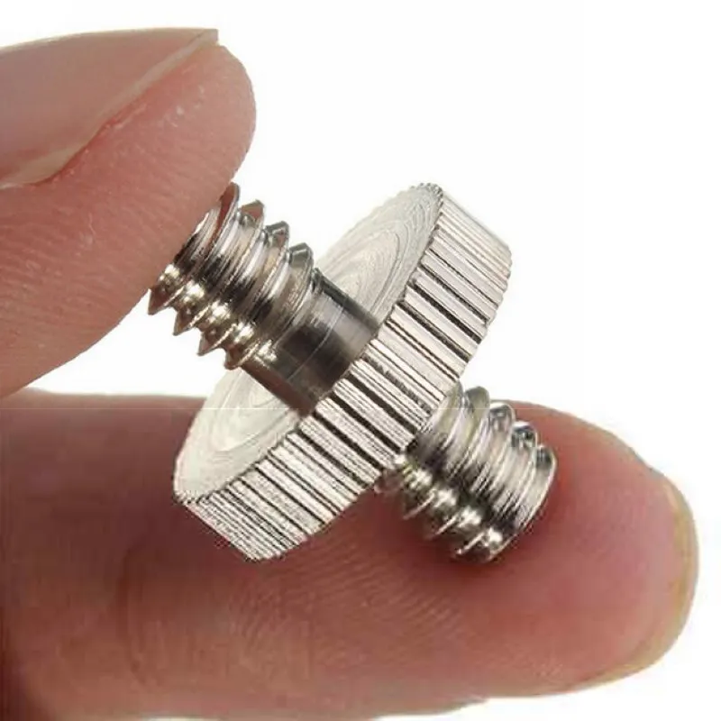 1/4 "Мужской до 1/4" 3/8 "наружной резьбой переходник 1/4 3/8 Inch двойной мужской винт-адаптер с наружной резьбой поддерживает штатив Mayitr Камера аксессуары
