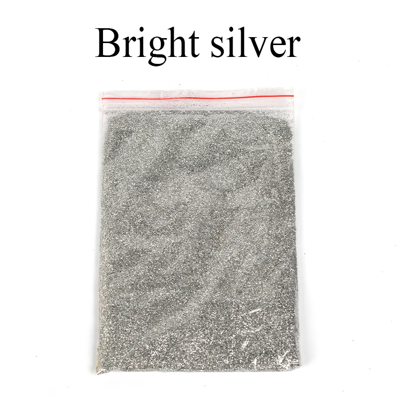 50g Silver Pearl Powder Pigment  Glitter Powder Glitter Powder Shiny Metal Plate Nail Decoration Car Acrylic Oil