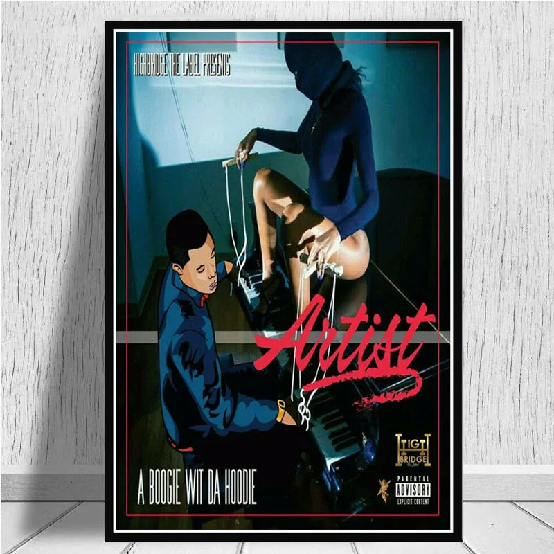 A Boogie wit da Hoodie Hoodie SZN Music Cover Album Poster Prints Canvas Art Painting Wall Pictures For Living Room Home Decor