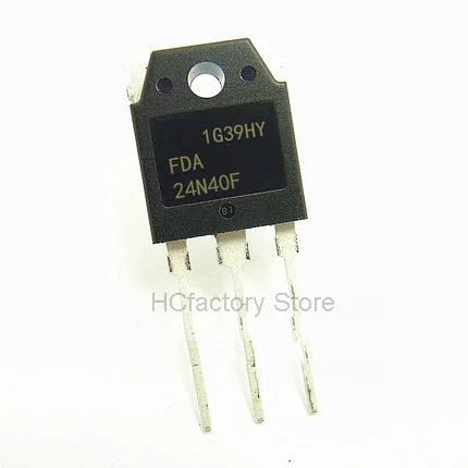 Novo original 5 pçs/lote fda24n40f fda24n40 24n40f mosfet N-CH 400v 23a TO-3P cischy atacado lista de distribuição de uma parada