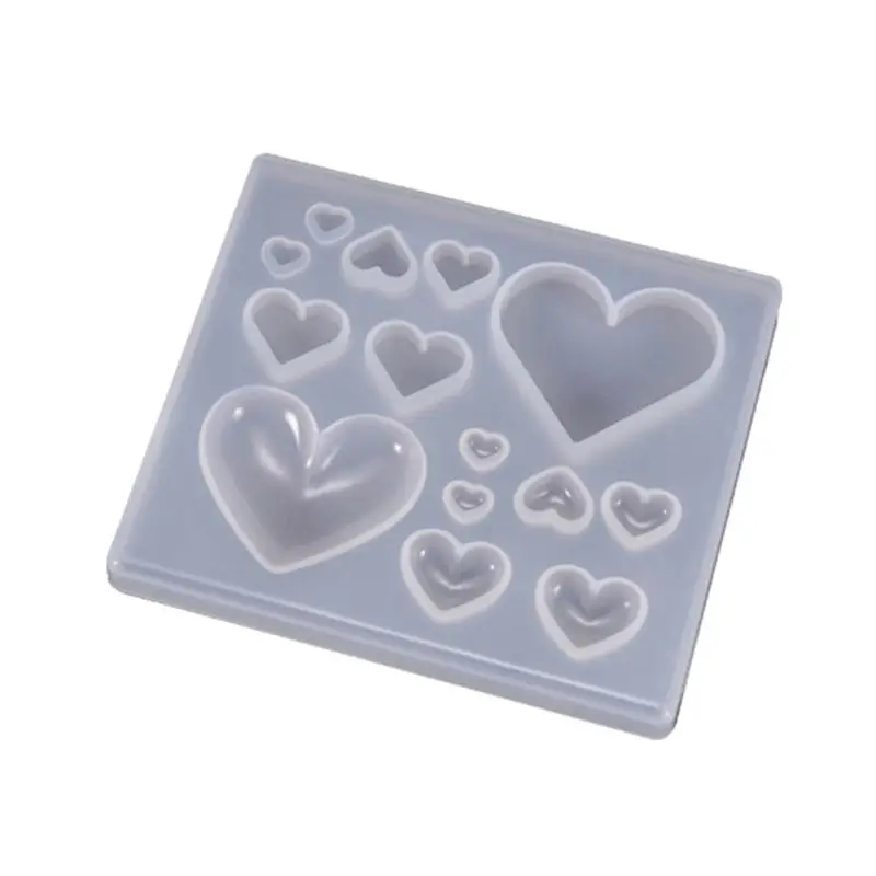 

UV Resin Crafts Making DIY Crystal Epoxy Mold Candy Heart-shaped Patch Decoration Silicone Molds