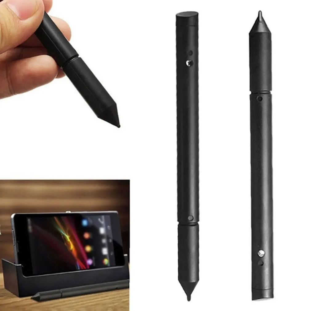 1Pc 2 In 1 Capacitive Resistive ปากกา Stylus สำหรับแท็บเล็ต iPad โทรศัพท์มือถือ PC Capacitive ปากกาสีสุ่ม