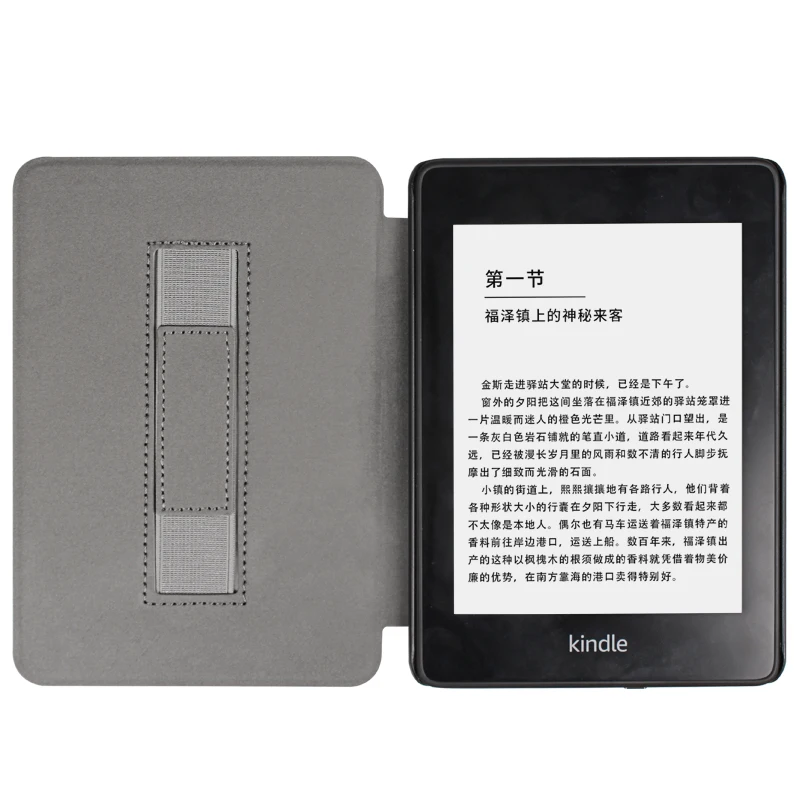 For Kindle 11th Fabric Smart Case with Hand Strap for Paperwhite 10th Hard Cover for Kindle Paperwhite 5/6/7th Protective Shell