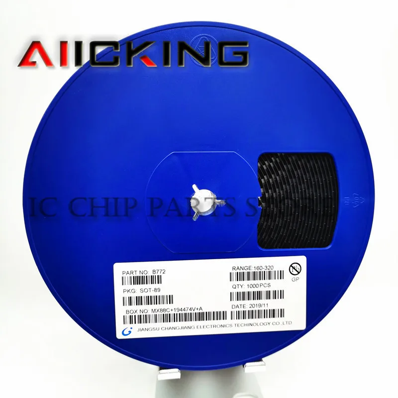 50PCS B772 SOT89 2SB772 SOT-89 3A/30V 772 SOT SMD transistor