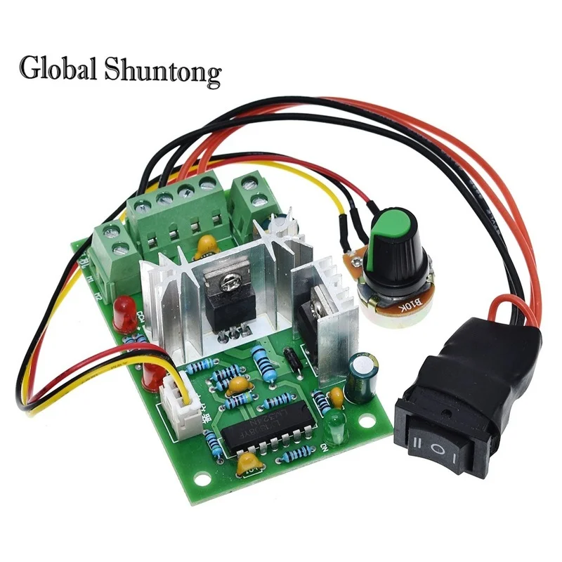 10V 12V 24V 36V Pwm Dc Controller Met Positieve Inversie Schakelaar Pwm Dc Controller Voor Dc motor Speed Controller 150W