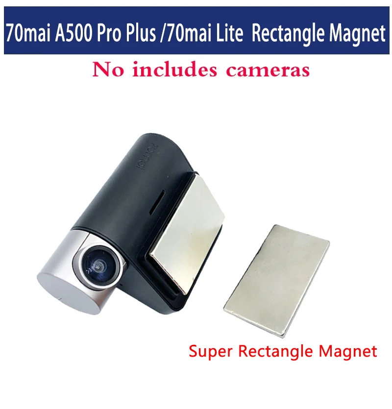 for 70mai A500s Dash Cam Pro Plus for 70mai Lite2  rectangle magnet 70mai Pro Plus Accessory Set Static Sticker  and Static - Image 3