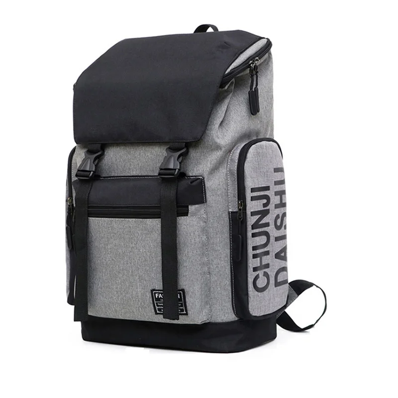 

Men's Backpack Oxford Cloth Material British Casual Fashion College Style High Quality Design Multifunctional Large Capacity