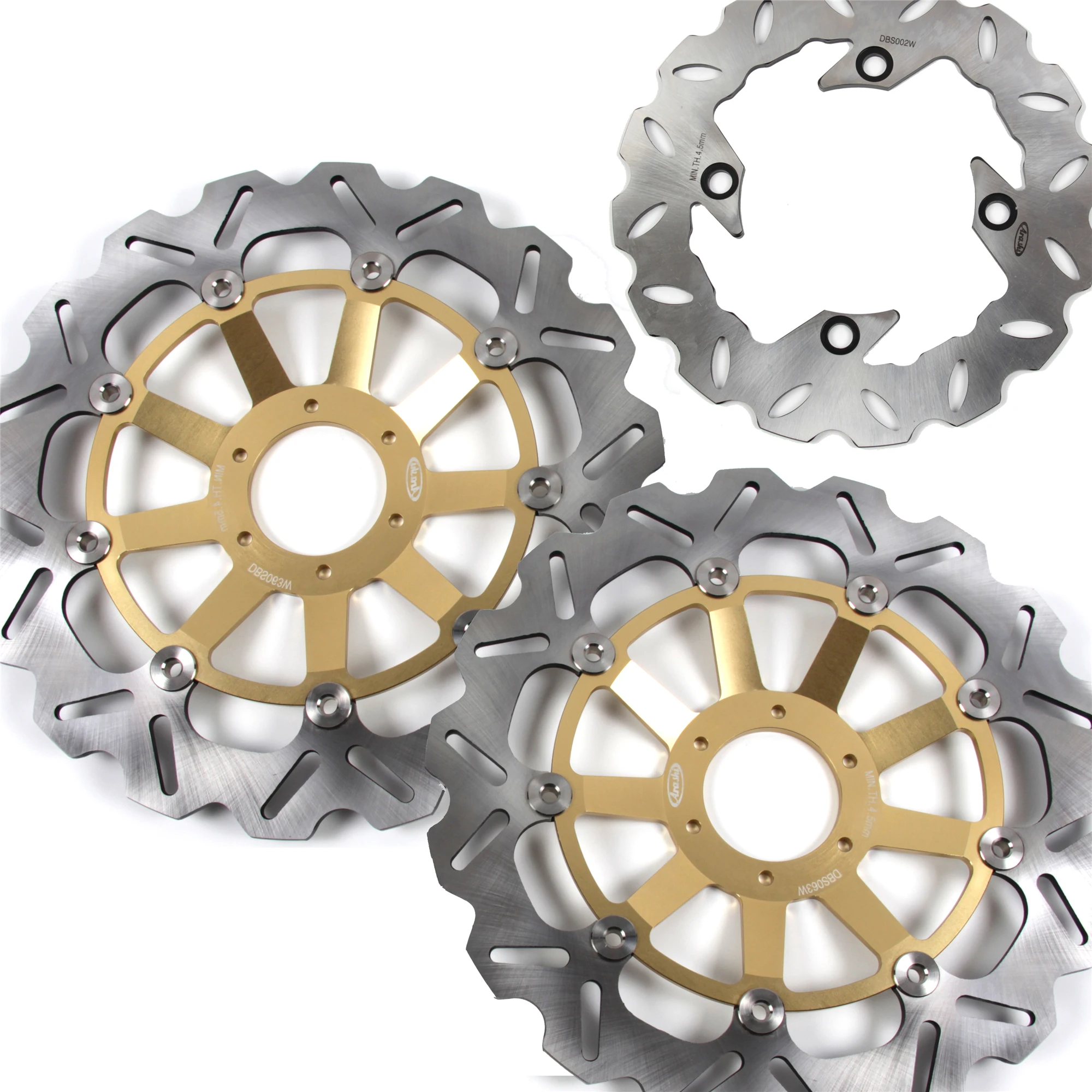 

ARASHI CBR919 1998 Motor Brake Disc Set For HONDA CBR919RR CBR 919 RR Front Rear Brake Rotors Floating Accessories