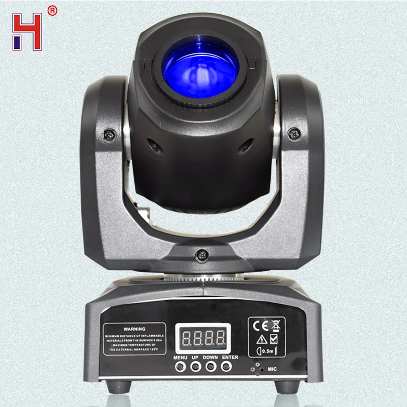 

Hongyi Lyre Moving Head 30W Mini Led 7 Color 8 Gobos Spot Light Dmx Controller For Bar Club Party Disco Show Event Effect Dance