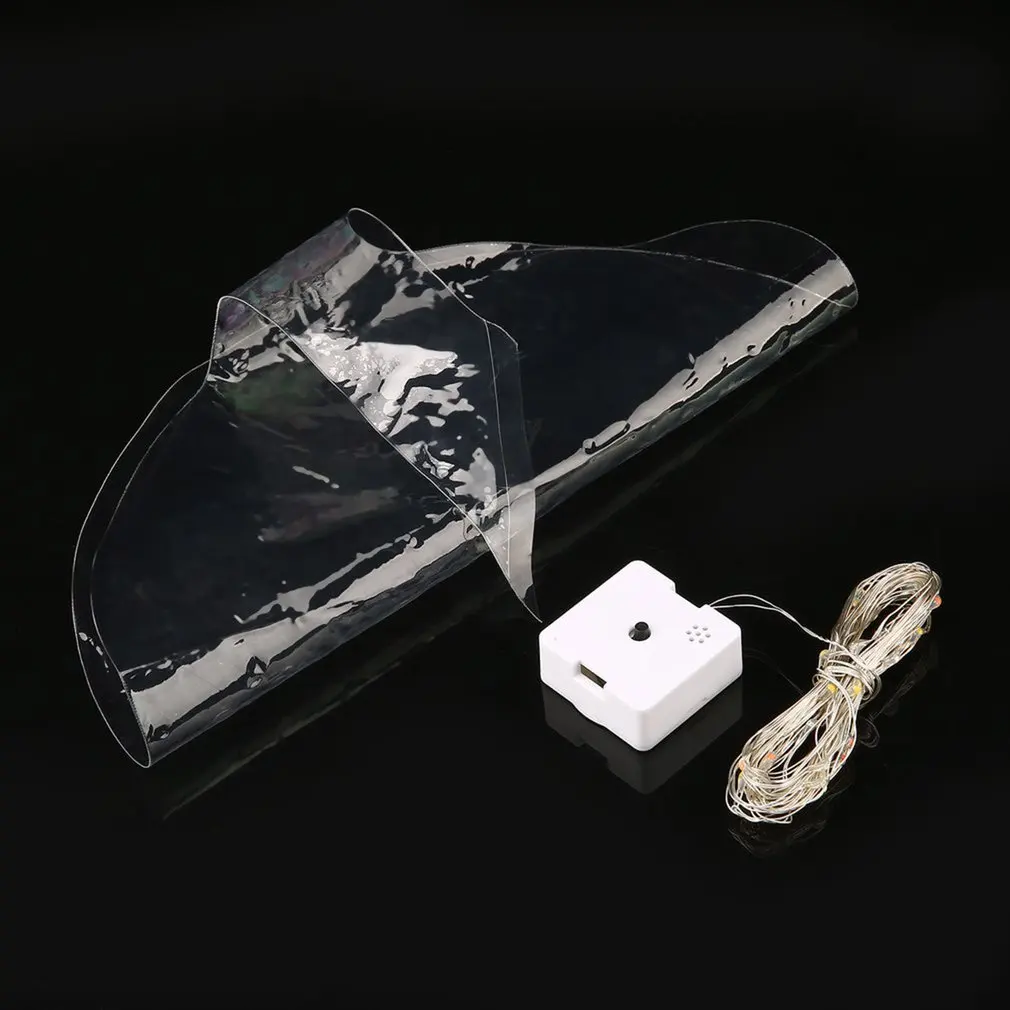 1pc Inflatable Toy Bobo Balloon LED Light Parties Hanging Decoration Flash Lighting for Concert Clubs Wedding