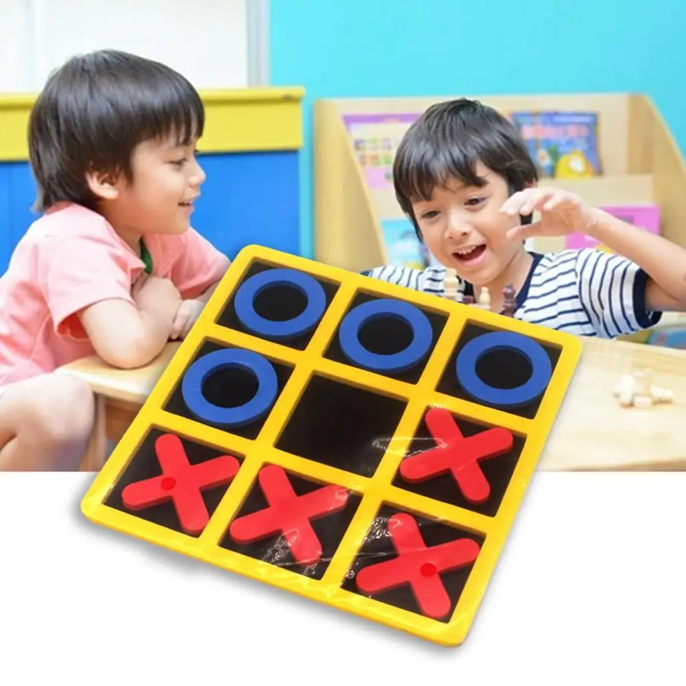 75% Discounts Hot! 1Set Tic-Tac-Toe Competitive Skill Parents-children Connection EVA Kids Tic-Tac-Toe Game for Family Gathering